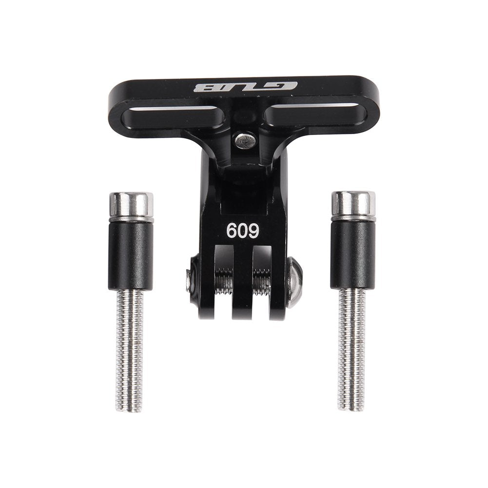 GUB Bike Camera Mount,Aluminium Bicycle Stem Front Camera Holder Mount Universal for GoPro Garmin Xiaomi SJCAM Action Camera (BLACK09)