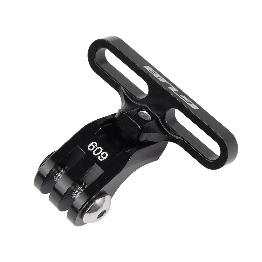 GUB Bike Camera Mount,Aluminium Bicycle Stem Front Camera Holder Mount Universal for GoPro Garmin Xiaomi SJCAM Action Camera (BLACK09)