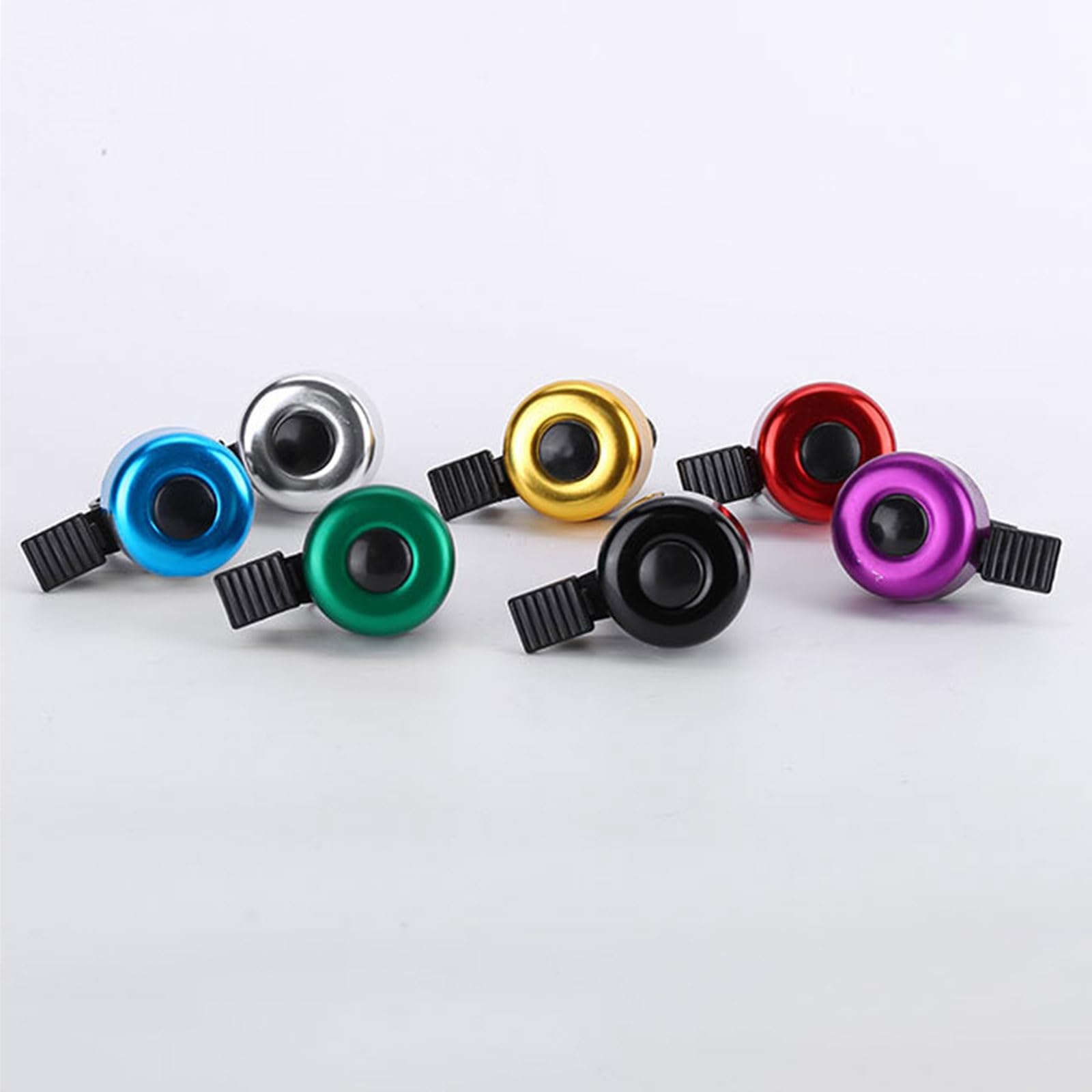 WOEIFGV Aluminum Alloy Bicycles Bells Bike Handlebar Horn Loud Crisps Clear Sound Bike Bells for Adults Kids Easy Install